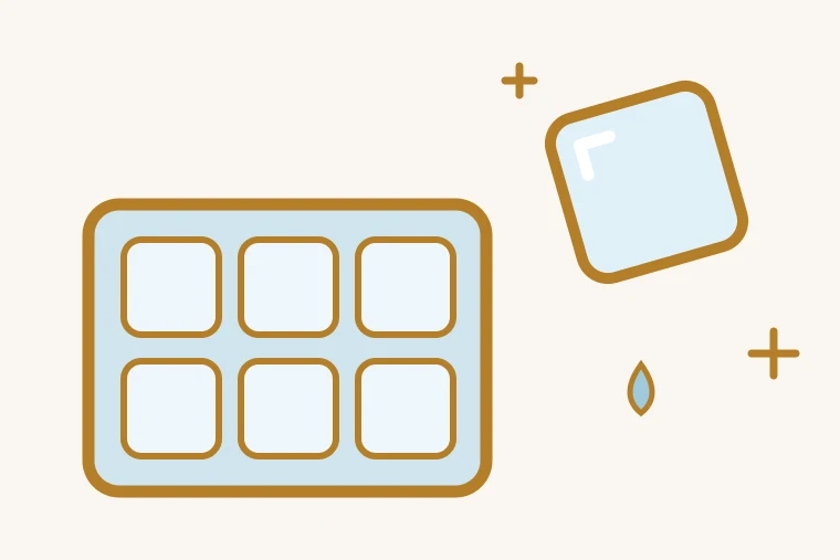 Custom ice cube tray
