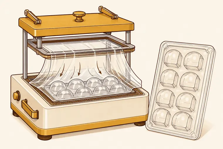 Vacuum-formed tray